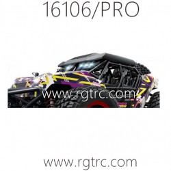SCY 16106 Pro RC Car Parts Car Body Shell Kit Purple