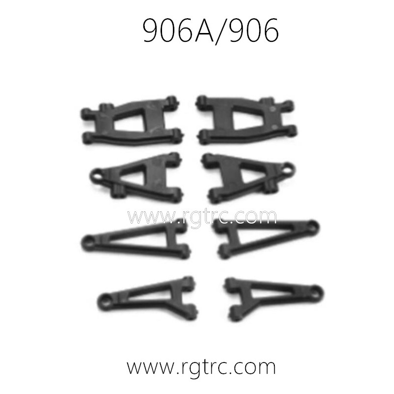 HBX 906A 1/12 Scale RC Car Parts Front Rear Suspension Arms 96001