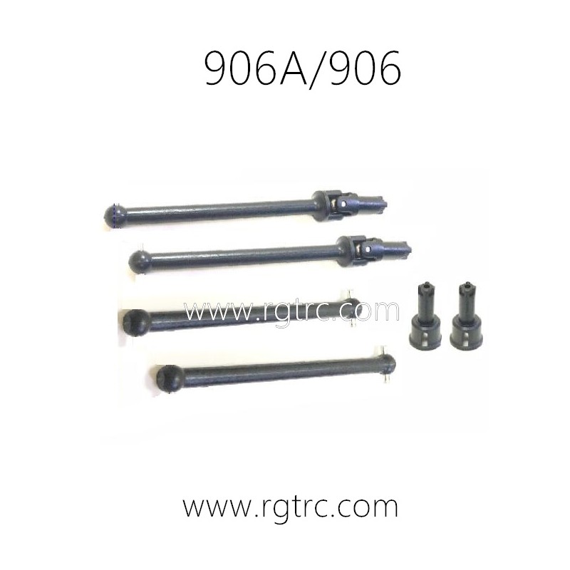 HBX 906A 1/12 RC Car Parts Front Rear Drive Shafts+ Wheel Shafts