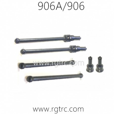 HBX 906A 1/12 RC Car Parts Front Rear Drive Shafts+ Wheel Shafts