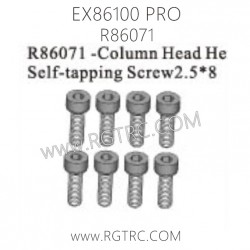 RGT EX86100 PRO Parts R86071 Colunmn Head Hex Self-tapping Screw 2.5X8