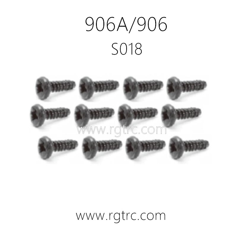 HAIBOXING 906A 906 Parts Pan head self-tapping Screws PBHO2.6X8mm S018