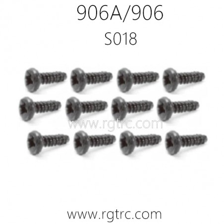 HAIBOXING 906A 906 Parts Pan head self-tapping Screws PBHO2.6X8mm S018