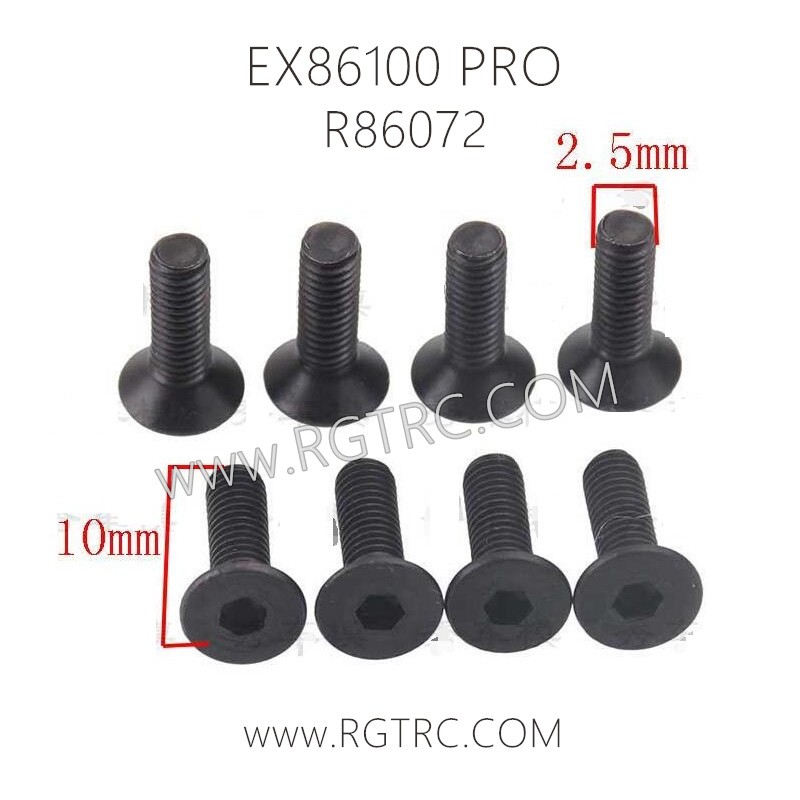 RGT EX86100 PRO Parts R86072-Column Head Hex Self-tapping Screw 2.5x10