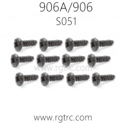 HAIBOXING 906A 906 Parts Pan head self-tapping screws PBHO2.6X6mm S051