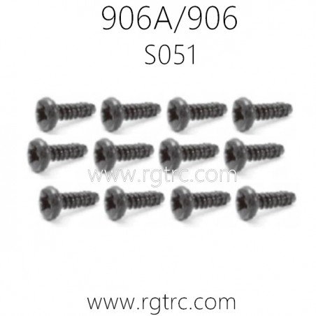 HAIBOXING 906A 906 Parts Pan head self-tapping screws PBHO2.6X6mm S051