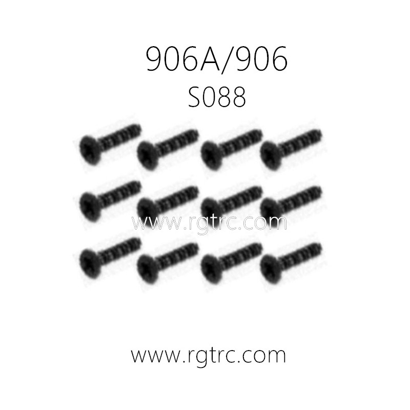 HAIBOXING 906A 906 Parts Countersunk Head self-tapping Screws KBHO2.6X12mm S088