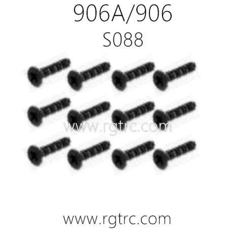 HAIBOXING 906A 906 Parts Countersunk Head self-tapping Screws KBHO2.6X12mm S088