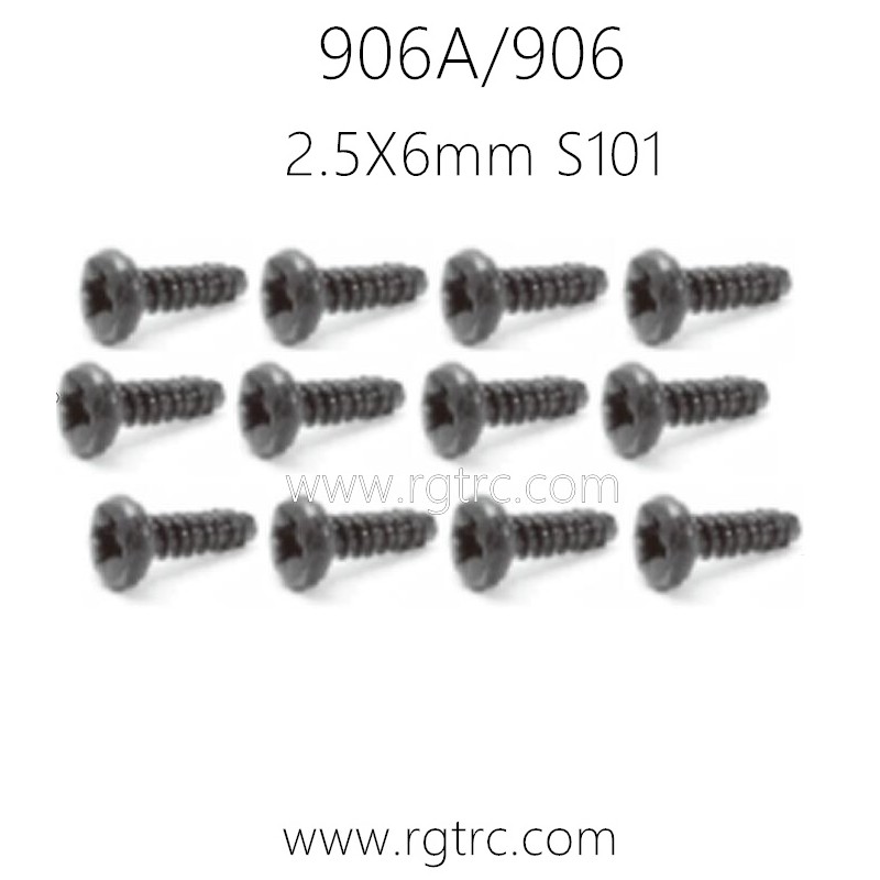 HAIBOXING 906A 906 Parts Flat head Screws 2.5X6mm S101