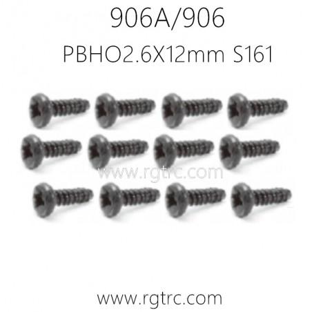 HAIBOXING 906A 906 Parts Pan head self-tapping Screws PBHO2.6X12mm S161