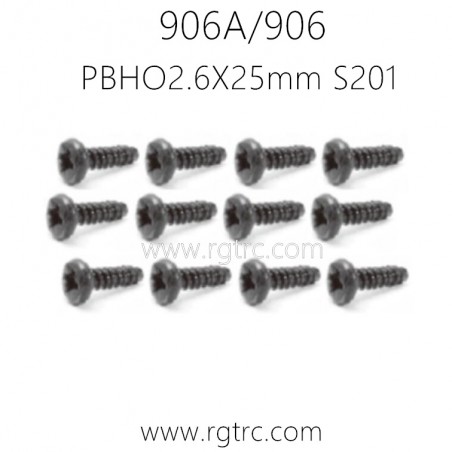 HAIBOXING 906A 906 Parts Pan Head self-tapping Screws PBHO2.6X25mm S201