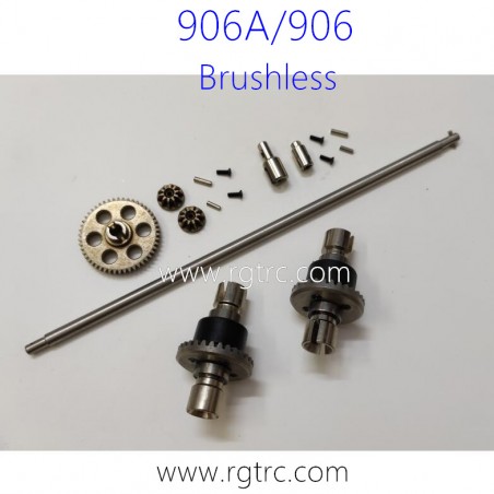 HAIBOXING 906A Upgrades Main Drive Shaft Kit Differential+90203+90211+90202