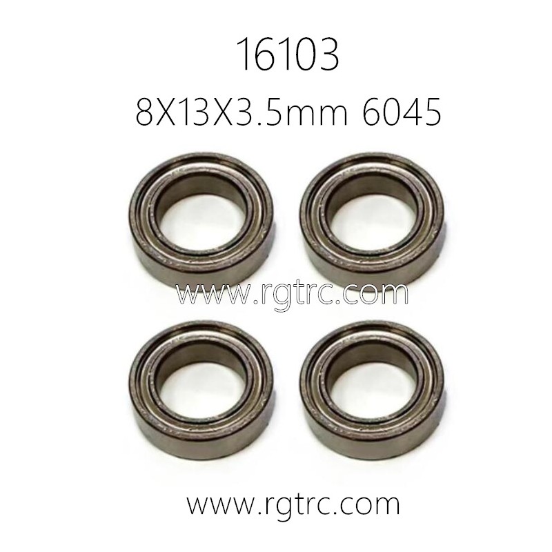 SCY 16103 Parts Ball Bearing 8X13X3.5mm 6045