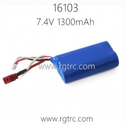 SCY 16103 RC Car Parts 18650 Battery 7.4V 1300mAh 6051
