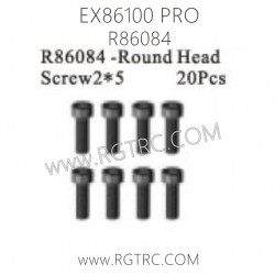 RGT EX86100 PRO Parts R86084 Round Head Screw 2x5