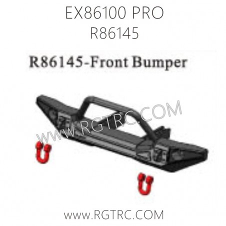 RGT EX86100 PRO Parts R86145 Front Bumper