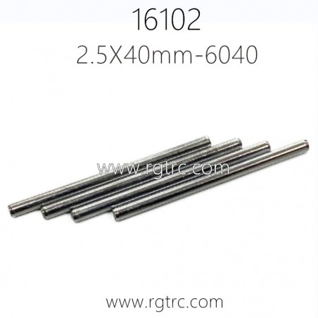SCY 16102 Pro RC Truck Parts Shaft 2.5X40mm 6040