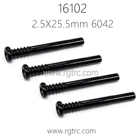 SCY 16102 Pro 1/16 RC Truck Parts Screw 2.5X25.5mm 6042