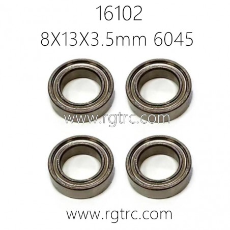 SCY 16102 Pro 1/16 RC Truck Parts Ball Bearing 8X13X3.5mm 6045