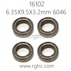 SCY 16102 Pro 1/16 RC Truck Parts Ball Bearing 6.35X9.5X3.2mm 6046