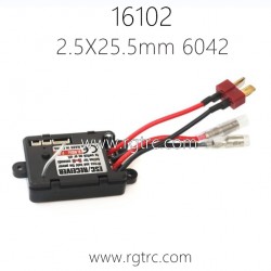 SCY 16102 Pro 1/16 RC Truck Parts Brushed Receiver 6047 2.4G 7.4V 30A