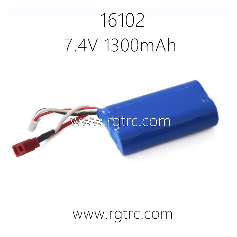 SCY 16102 Pro 1/16 RC Truck Parts 18650 Battery 7.4V 1300mAh 6051