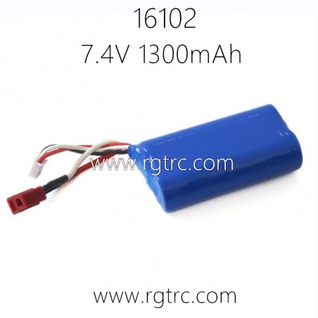 SCY 16102 Pro 1/16 RC Truck Parts 18650 Battery 7.4V 1300mAh 6051