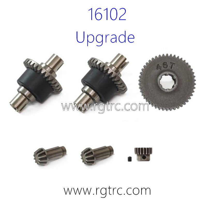SCY 16102 Pro Upgrade Parts Differential Main Gear Motor Gear