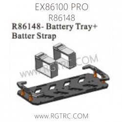 RGT EX86100 PRO Parts R86148 Battery Tray and Battery Strap