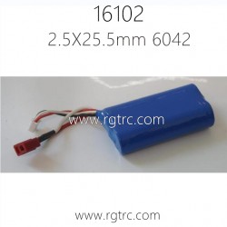 SCY 16102 Pro Parts Battery 18650 7.4V 1500amh 15C 6316