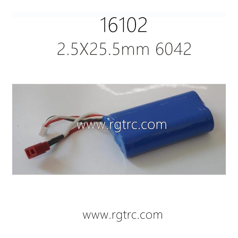 SCY 16102 Pro Parts Battery 18650 7.4V 1500amh 15C 6316