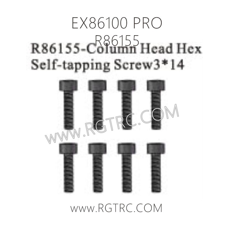 RGT EX86100 PRO Parts R86155 Colunmn Head Hex Self-tapping Screw