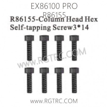 RGT EX86100 PRO Parts R86155 Colunmn Head Hex Self-tapping Screw