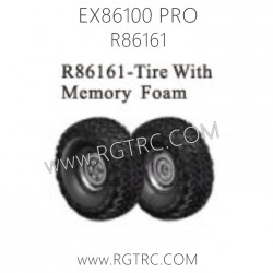 RGT EX86100 PRO Parts R86161 Tire With Memory Foam