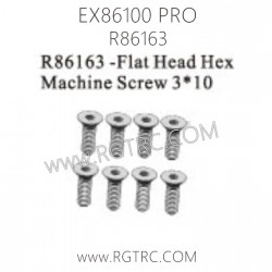 RGT EX86100 PRO Parts R86163 Flat Head Hex Machine Screw 3X10