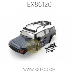RGT EX86120 FJ Desert Fox Parts Car Shell kit grey