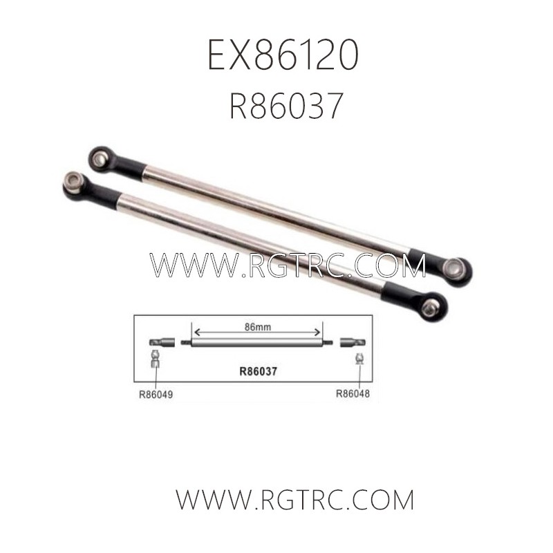 RGT EX86120 FJ RC Car Parts R86037 Rear Connect Rod