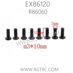 RGT EX86120 Parts R86060 Screw of Gearbox 3X10