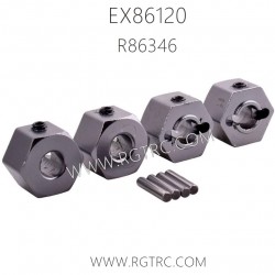 RGT EX86120 RC Crawler Parts R86346 Metal Hexagon wheel seat
