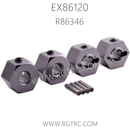 RGT EX86120 RC Crawler Parts R86346 Metal Hexagon wheel seat
