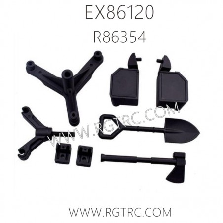 RGT EX86120 RC Crawler Parts R86354 Spare tire holder Trim