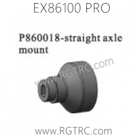 RGT EX86100 PRO Parts P860018 Straight Axle Mount