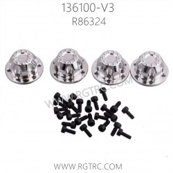 RGT 136100-V3 RC Car Parts R86324 Electroplated wheel dust cover