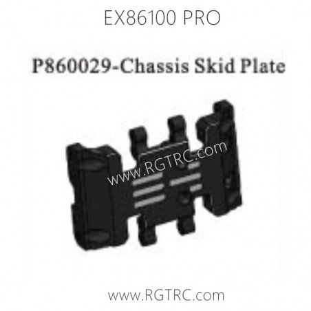 RGT EX86100 PRO Parts P860029 Chassis Skid Plate