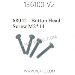 RGT Rock Cruiser 136100 RC4 V2 Parts 68042 Button Head Screw M2X14