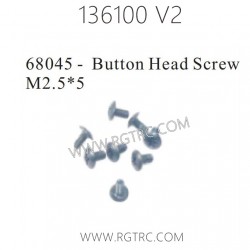 RGT Rock Cruiser 136100 RC4 V2 Parts 68045 Button Head Screw M2.5X5