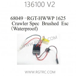 RGT 136100 RC4 V2 Parts 68049-RGT-HWWP 1625 Crawler Spec Brushed Waterproof