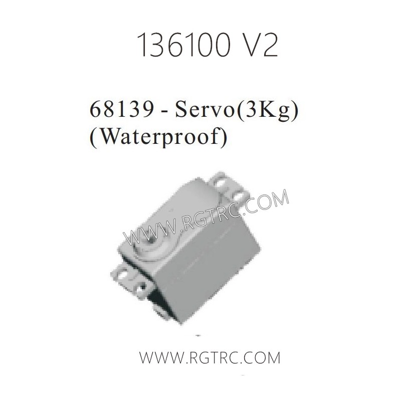 RGT 136100 V2 Parts 68139 Servo 3Kg Waterproof