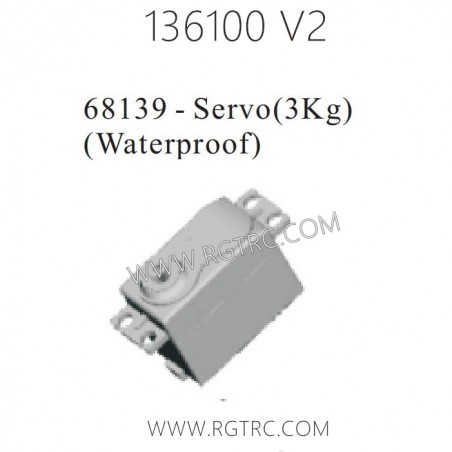 RGT 136100 V2 Parts 68139 Servo 3Kg Waterproof