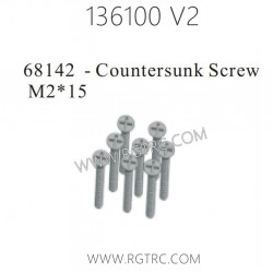 RGT 136100 V2 Parts 68142 Countersunk Screw M2X15
